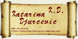 Katarina Đurčević vizit kartica